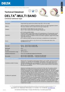 DORKEN GERMANY, DELTA MULTI BAND universal adhesive tape.
