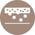 Stores moisture from inside